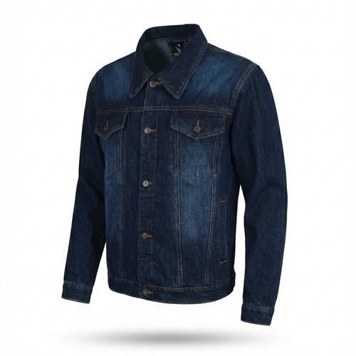 Jeansjacke trucker stil - jeansjacke, trucker-stil