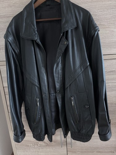 Lederjacke schwarz - lederjacke,,
