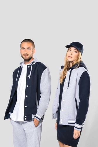 Unisex college jacke mit - college,