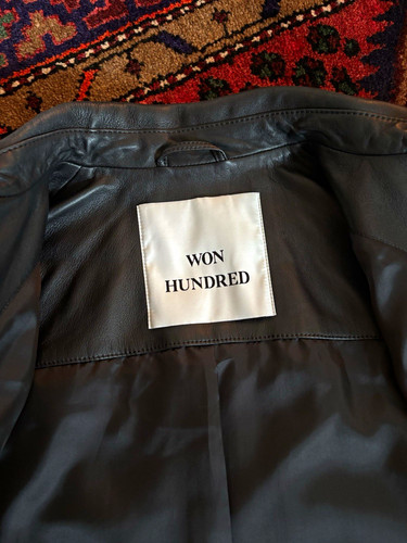 Won hundred lederjackeschwarz - won,